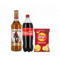 Fórmula ¡Captain Morgan, Coca-Cola y Patatas Fritas! Fórmula ¡Captain Morgan, Coca-Cola y Patatas Fritas!
