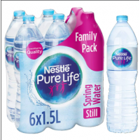 Pack de Agua Mineral Sin Gas Pure Life - 6 x 1,5L Pack de Agua Mineral Sin Gas Pure Life - 6 x 1,5L
